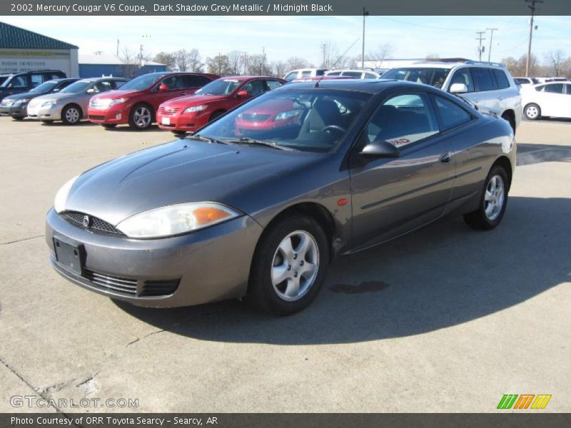 Dark Shadow Grey Metallic / Midnight Black 2002 Mercury Cougar V6 Coupe