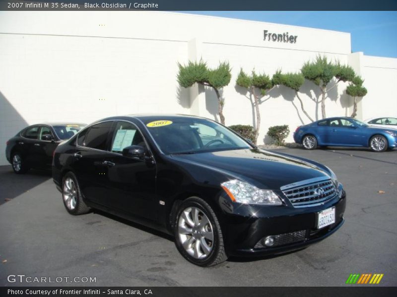 Black Obsidian / Graphite 2007 Infiniti M 35 Sedan