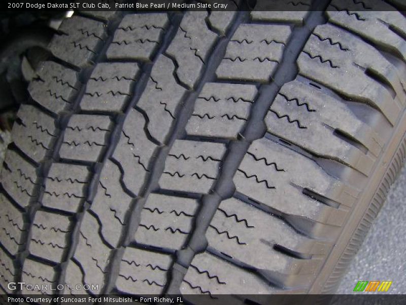 Patriot Blue Pearl / Medium Slate Gray 2007 Dodge Dakota SLT Club Cab