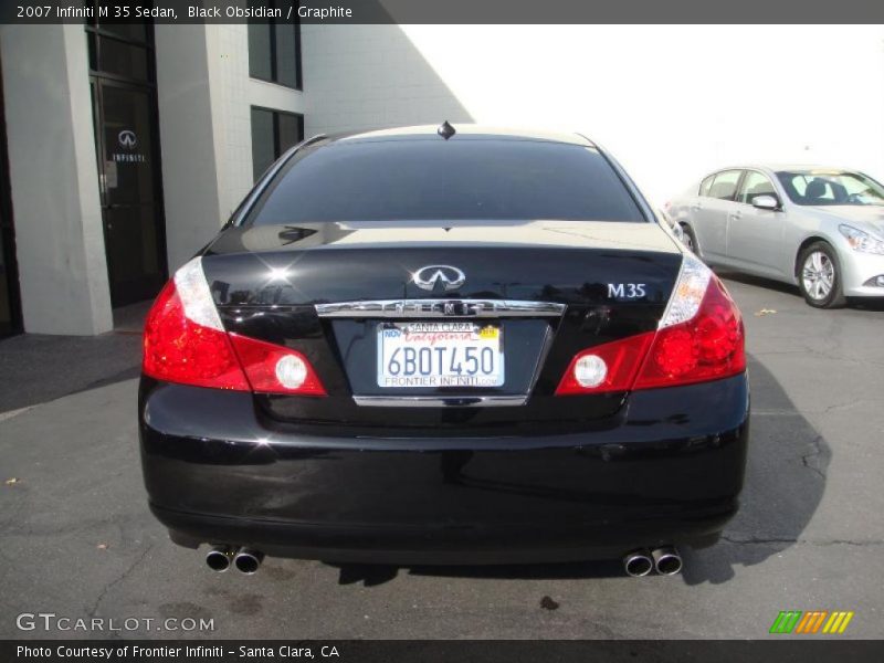 Black Obsidian / Graphite 2007 Infiniti M 35 Sedan