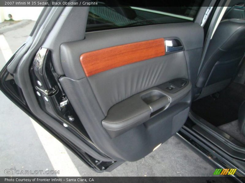 Black Obsidian / Graphite 2007 Infiniti M 35 Sedan