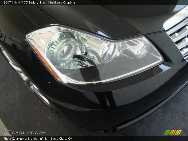 Black Obsidian / Graphite 2007 Infiniti M 35 Sedan