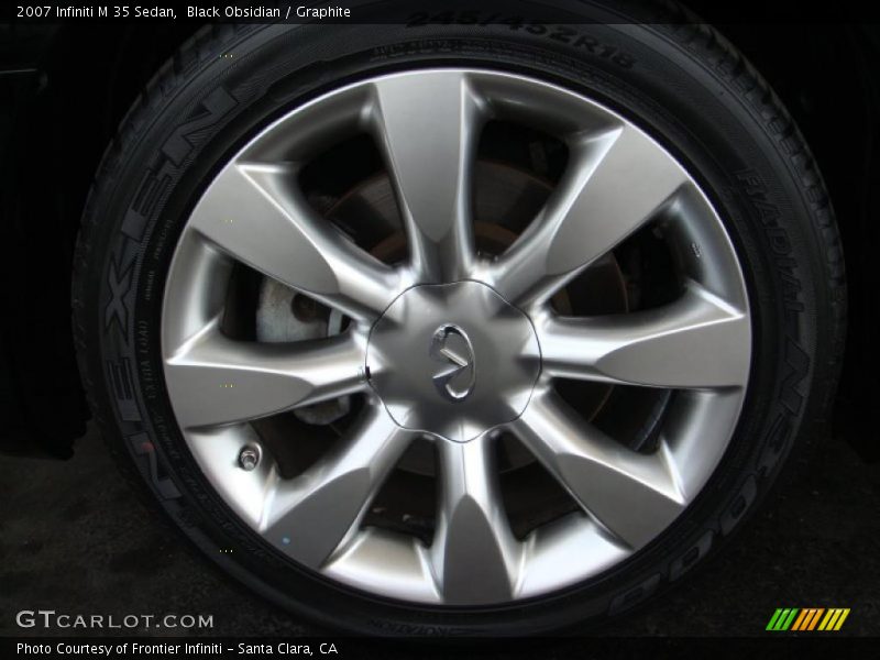 Black Obsidian / Graphite 2007 Infiniti M 35 Sedan