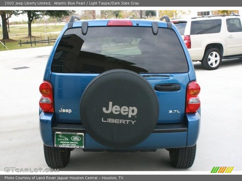 Atlantic Blue Pearl / Light Taupe/Dark Slate Gray 2003 Jeep Liberty Limited