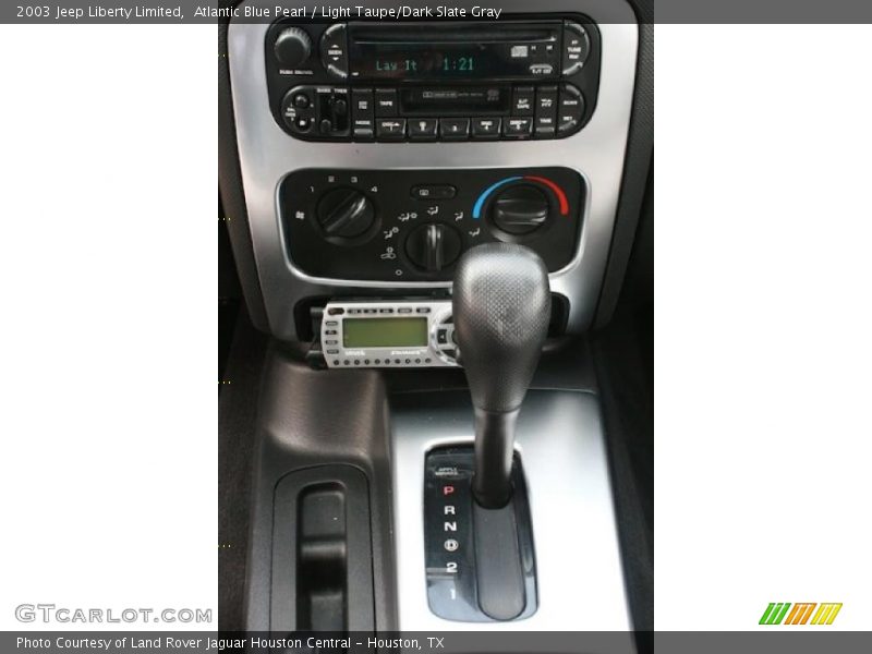 Atlantic Blue Pearl / Light Taupe/Dark Slate Gray 2003 Jeep Liberty Limited