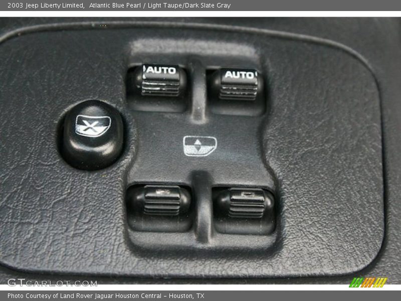 Atlantic Blue Pearl / Light Taupe/Dark Slate Gray 2003 Jeep Liberty Limited