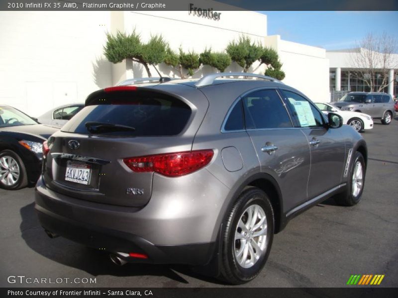 Platinum Graphite / Graphite 2010 Infiniti FX 35 AWD