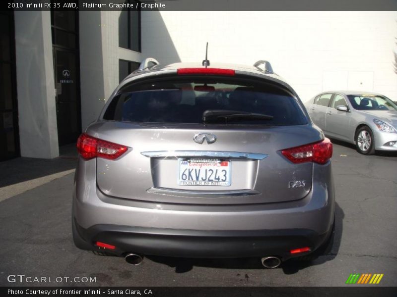 Platinum Graphite / Graphite 2010 Infiniti FX 35 AWD
