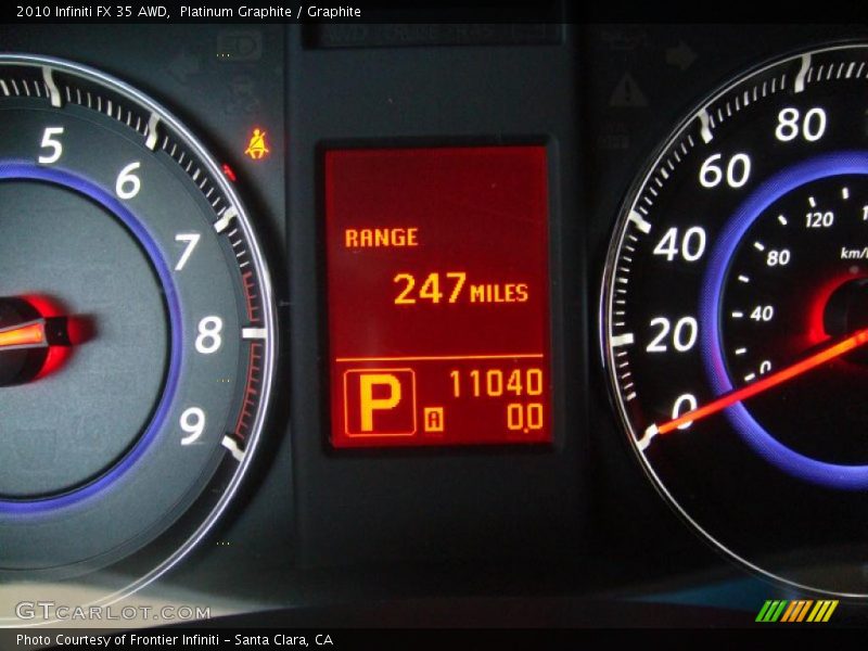 Platinum Graphite / Graphite 2010 Infiniti FX 35 AWD