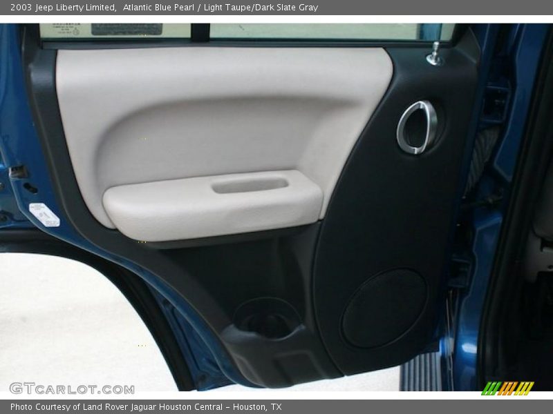 Atlantic Blue Pearl / Light Taupe/Dark Slate Gray 2003 Jeep Liberty Limited