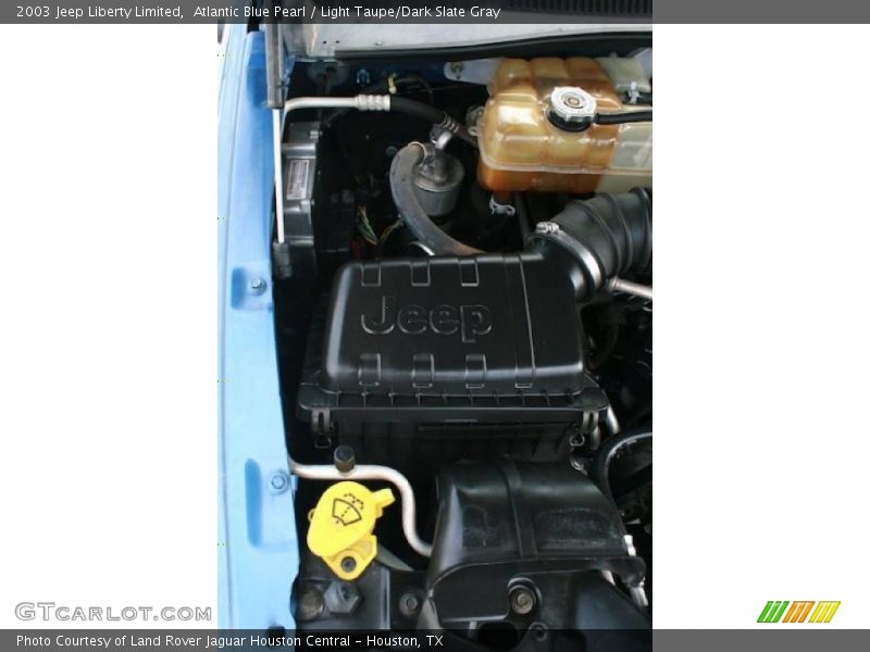 Atlantic Blue Pearl / Light Taupe/Dark Slate Gray 2003 Jeep Liberty Limited