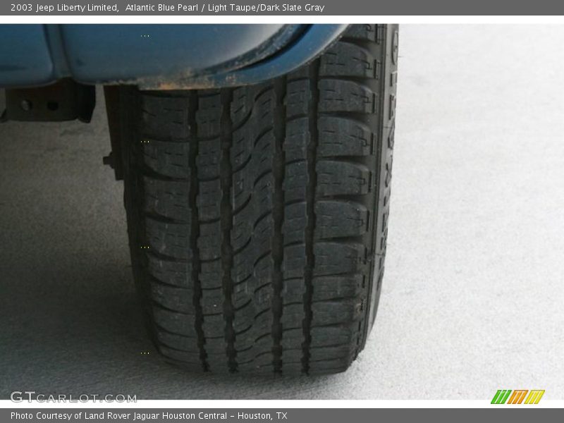 Atlantic Blue Pearl / Light Taupe/Dark Slate Gray 2003 Jeep Liberty Limited