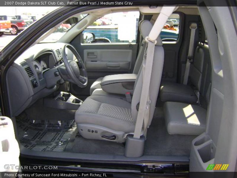Patriot Blue Pearl / Medium Slate Gray 2007 Dodge Dakota SLT Club Cab