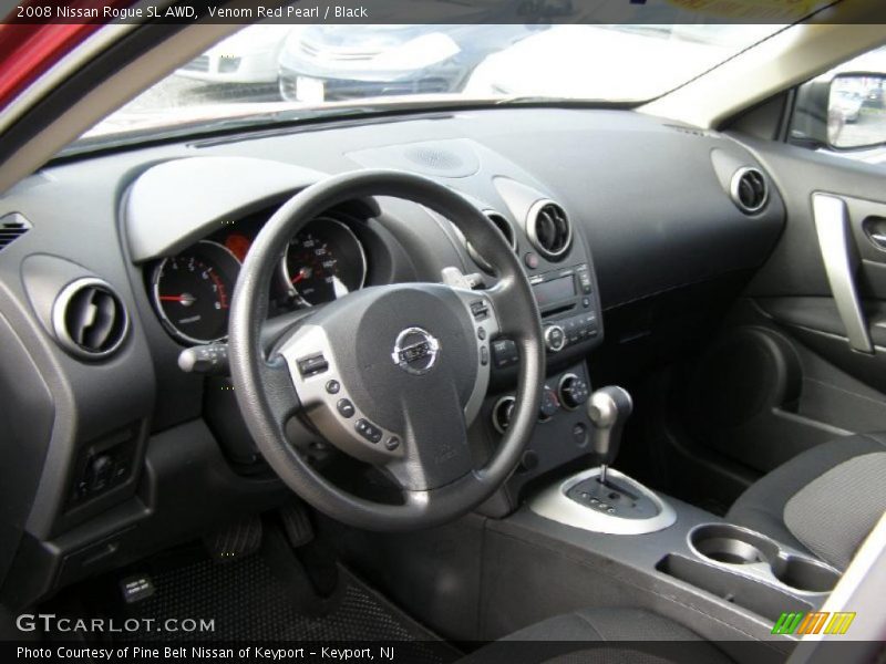Venom Red Pearl / Black 2008 Nissan Rogue SL AWD