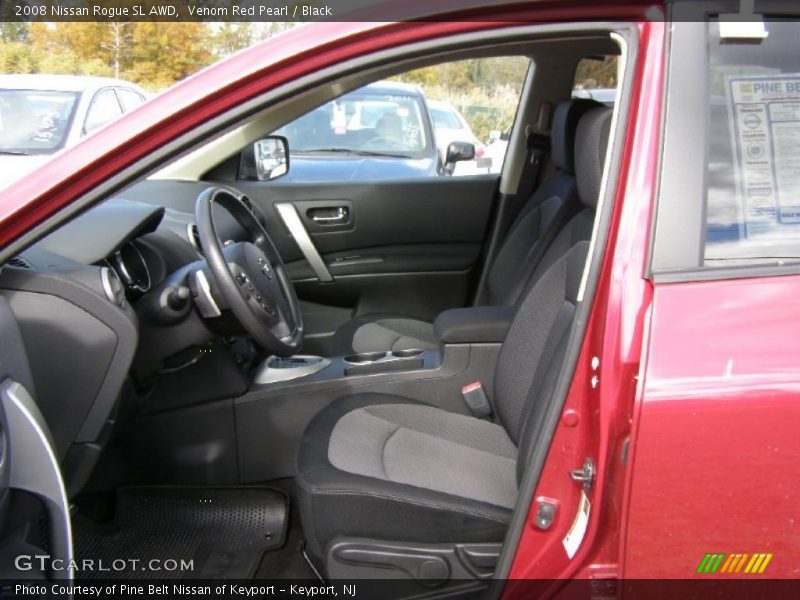Venom Red Pearl / Black 2008 Nissan Rogue SL AWD
