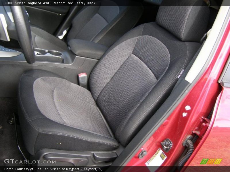Venom Red Pearl / Black 2008 Nissan Rogue SL AWD