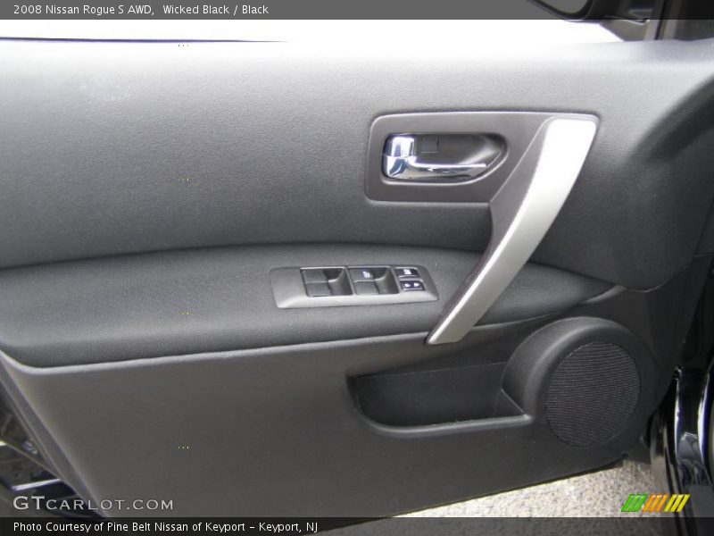 Wicked Black / Black 2008 Nissan Rogue S AWD