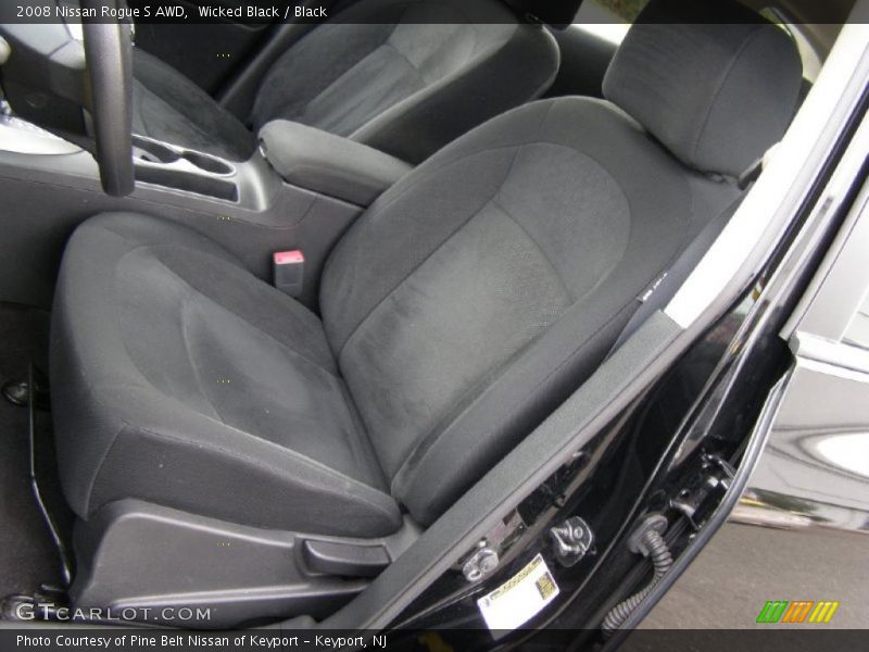 Wicked Black / Black 2008 Nissan Rogue S AWD