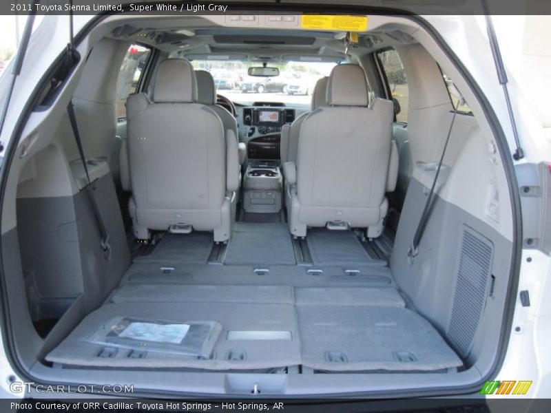 Super White / Light Gray 2011 Toyota Sienna Limited