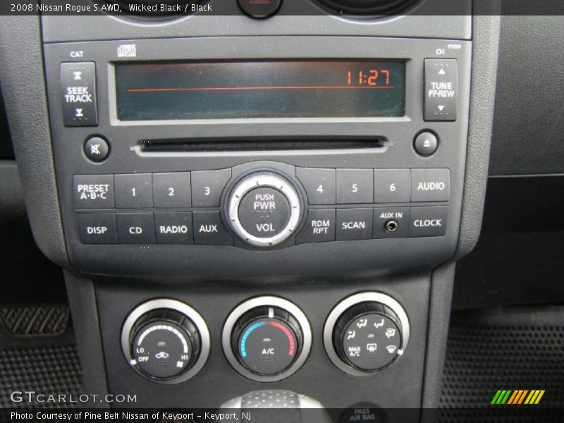 Wicked Black / Black 2008 Nissan Rogue S AWD