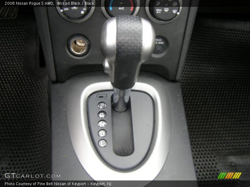 Wicked Black / Black 2008 Nissan Rogue S AWD