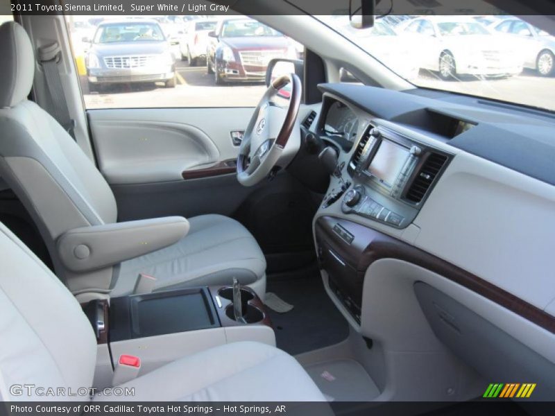 Super White / Light Gray 2011 Toyota Sienna Limited