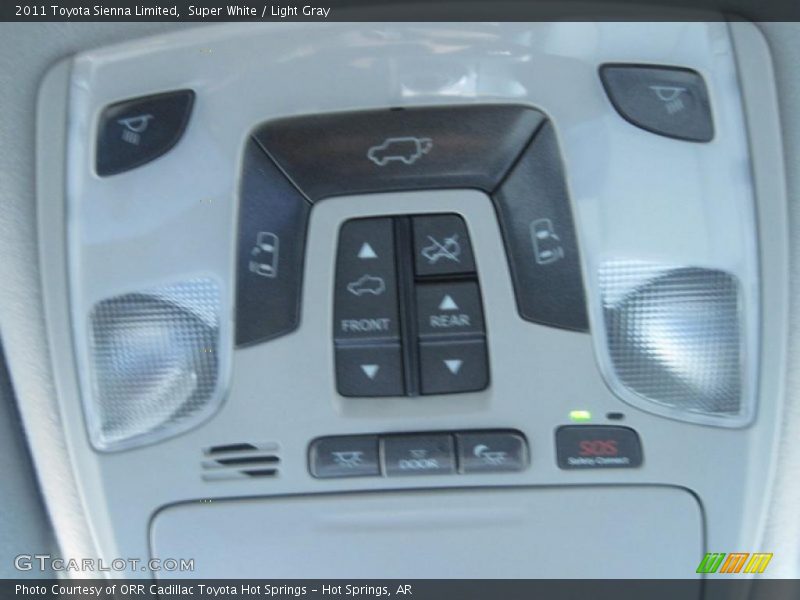 Super White / Light Gray 2011 Toyota Sienna Limited