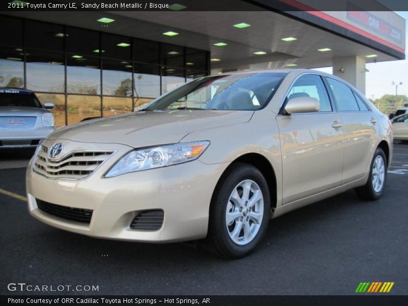 Sandy Beach Metallic / Bisque 2011 Toyota Camry LE