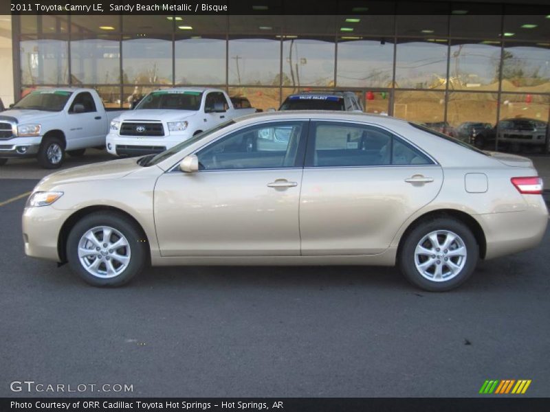Sandy Beach Metallic / Bisque 2011 Toyota Camry LE