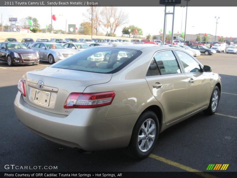 Sandy Beach Metallic / Bisque 2011 Toyota Camry LE