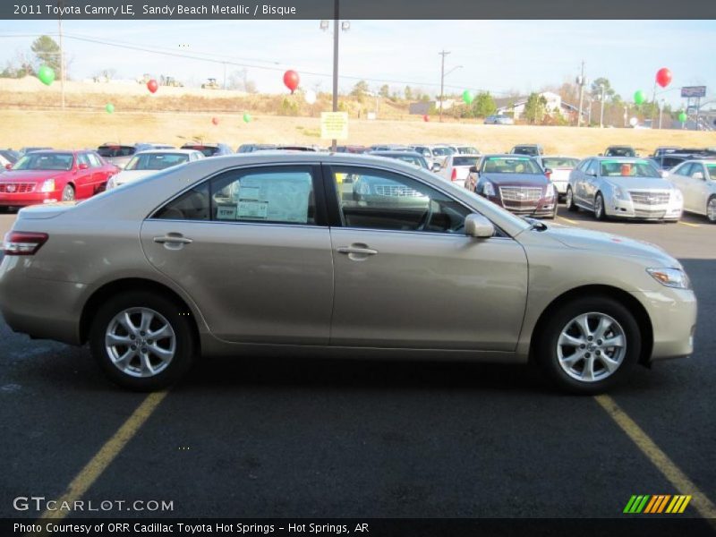 Sandy Beach Metallic / Bisque 2011 Toyota Camry LE