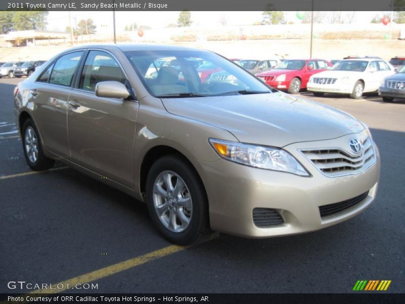 Sandy Beach Metallic / Bisque 2011 Toyota Camry LE