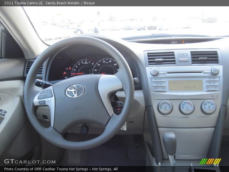 Sandy Beach Metallic / Bisque 2011 Toyota Camry LE