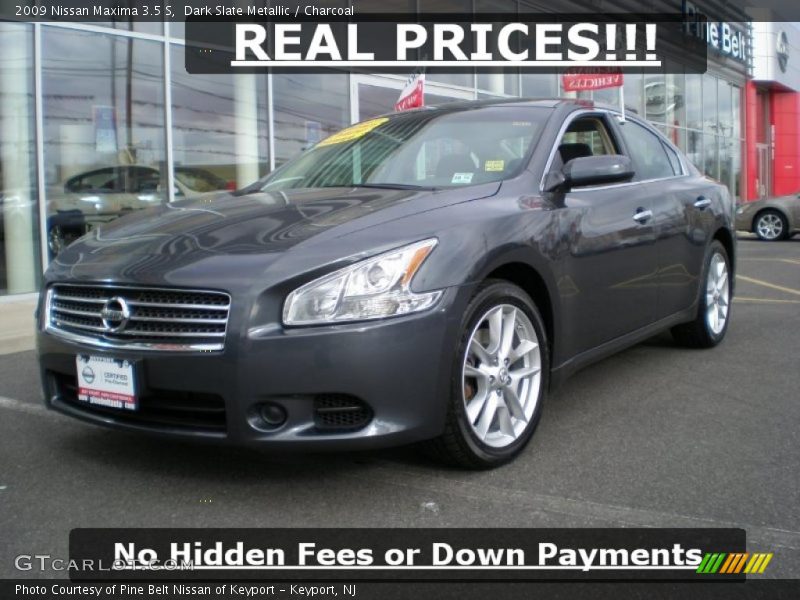 Dark Slate Metallic / Charcoal 2009 Nissan Maxima 3.5 S