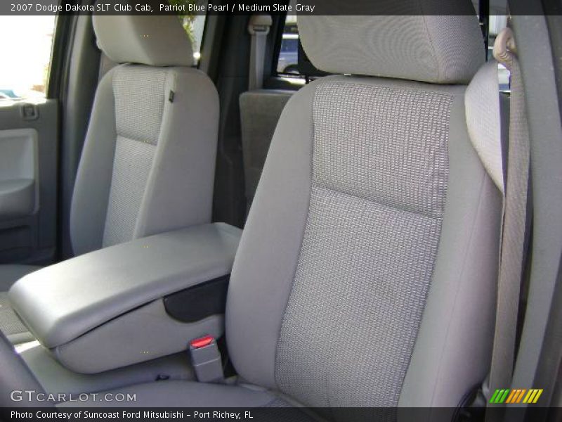 Patriot Blue Pearl / Medium Slate Gray 2007 Dodge Dakota SLT Club Cab