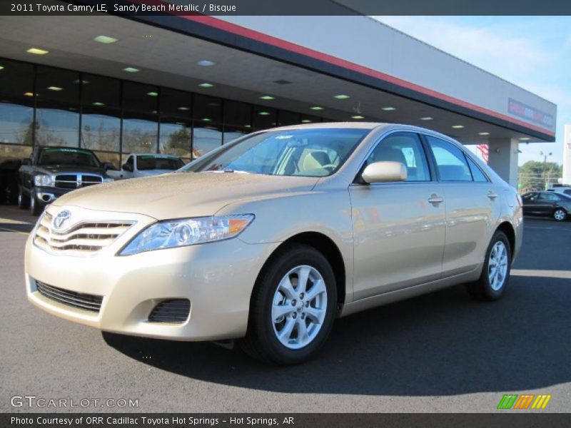 Sandy Beach Metallic / Bisque 2011 Toyota Camry LE