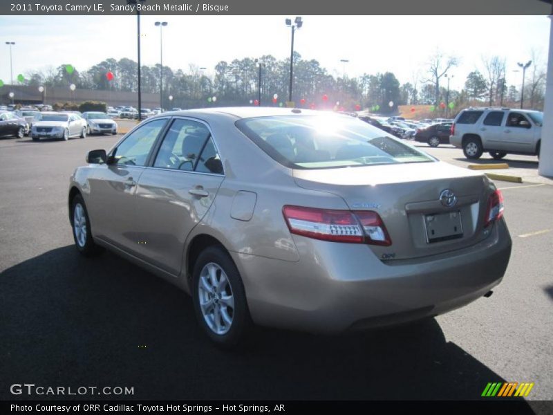 Sandy Beach Metallic / Bisque 2011 Toyota Camry LE