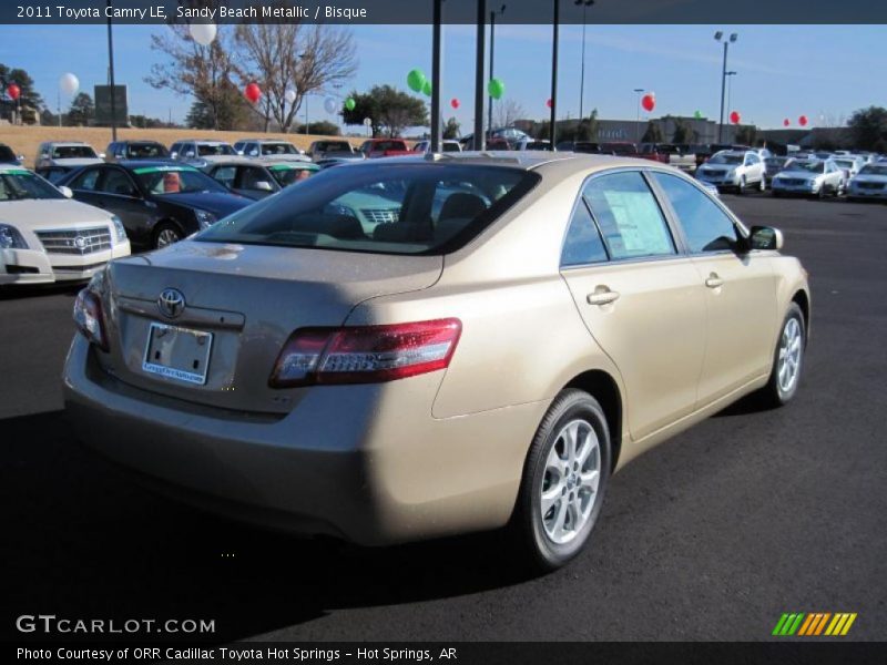 Sandy Beach Metallic / Bisque 2011 Toyota Camry LE