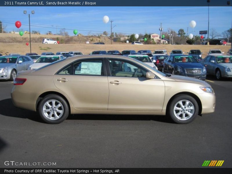 Sandy Beach Metallic / Bisque 2011 Toyota Camry LE