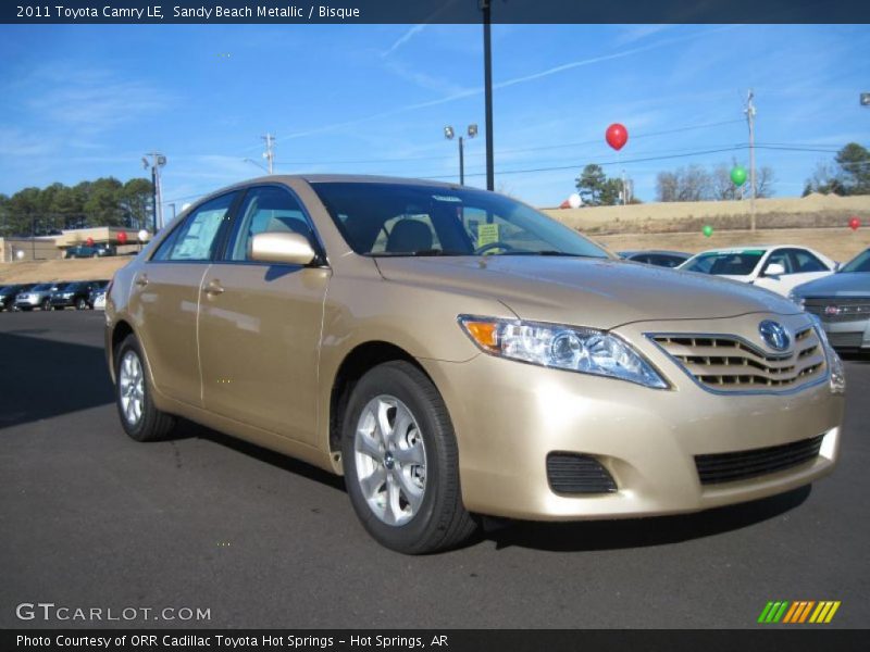 Sandy Beach Metallic / Bisque 2011 Toyota Camry LE