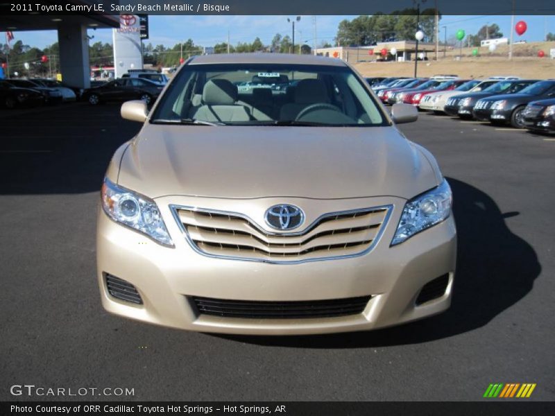 Sandy Beach Metallic / Bisque 2011 Toyota Camry LE