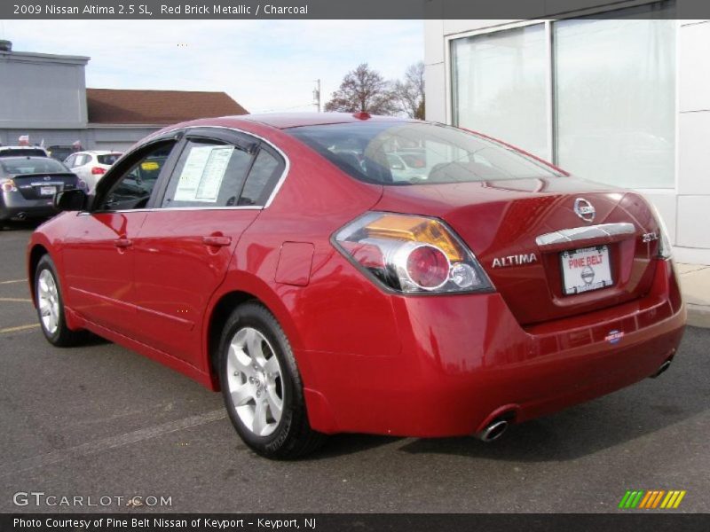 Red Brick Metallic / Charcoal 2009 Nissan Altima 2.5 SL