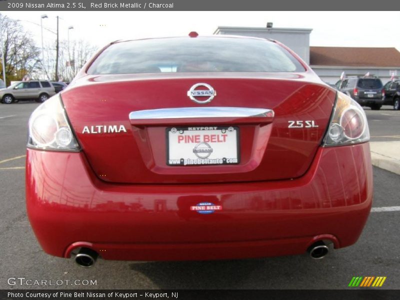 Red Brick Metallic / Charcoal 2009 Nissan Altima 2.5 SL