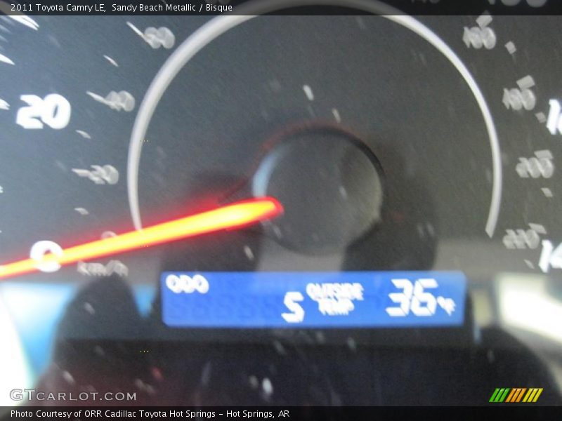 Sandy Beach Metallic / Bisque 2011 Toyota Camry LE