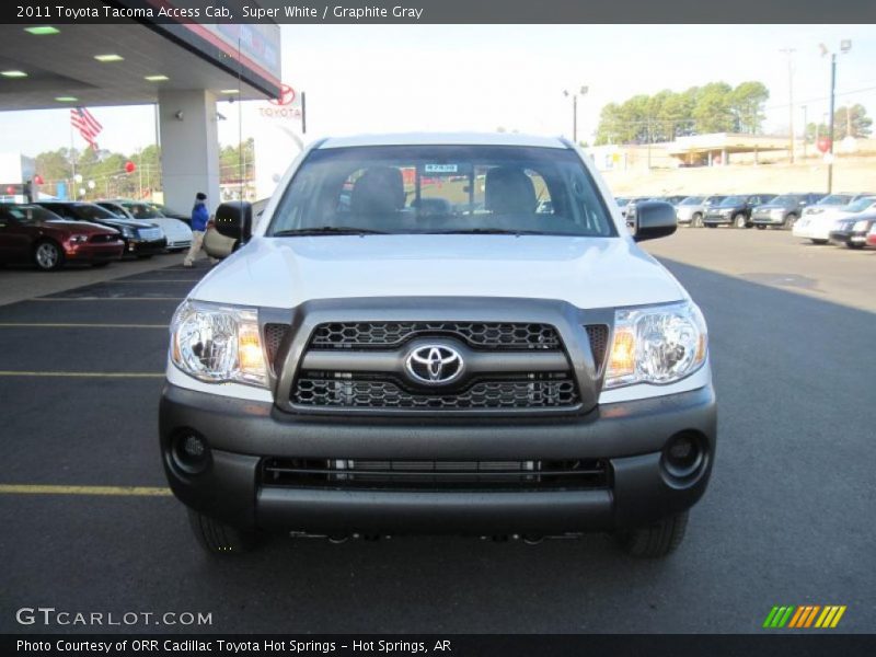 Super White / Graphite Gray 2011 Toyota Tacoma Access Cab