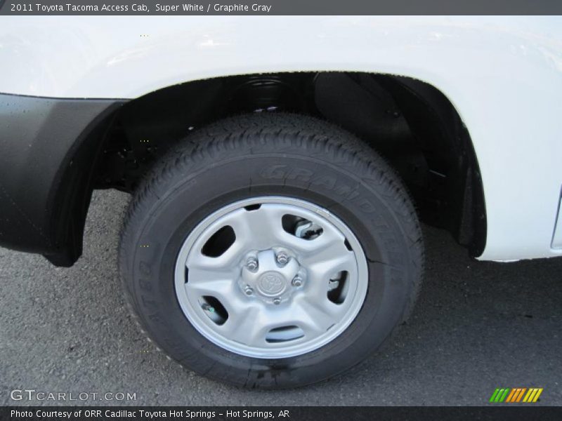 Super White / Graphite Gray 2011 Toyota Tacoma Access Cab