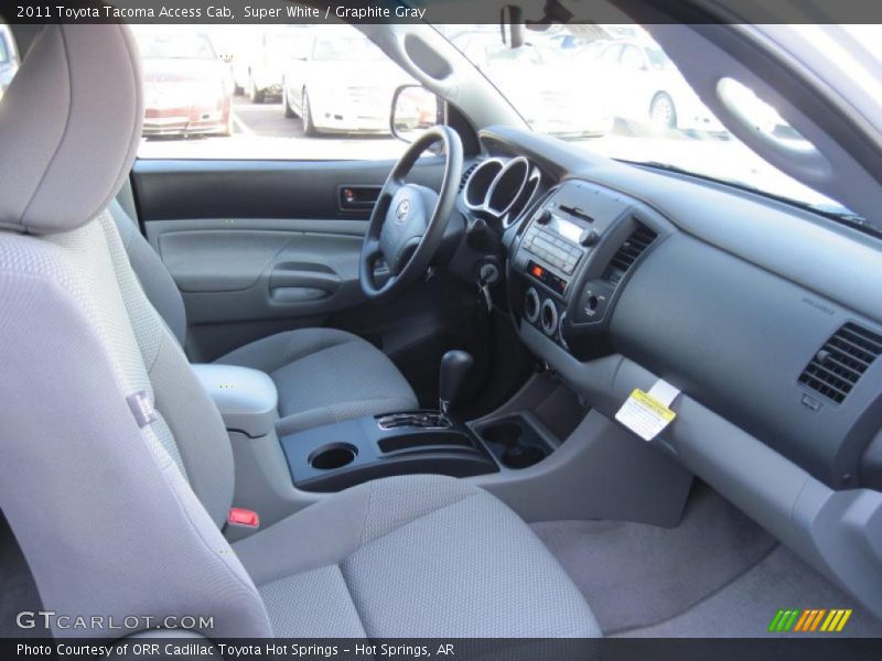 Super White / Graphite Gray 2011 Toyota Tacoma Access Cab