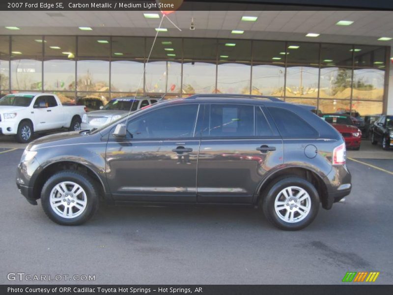 Carbon Metallic / Medium Light Stone 2007 Ford Edge SE