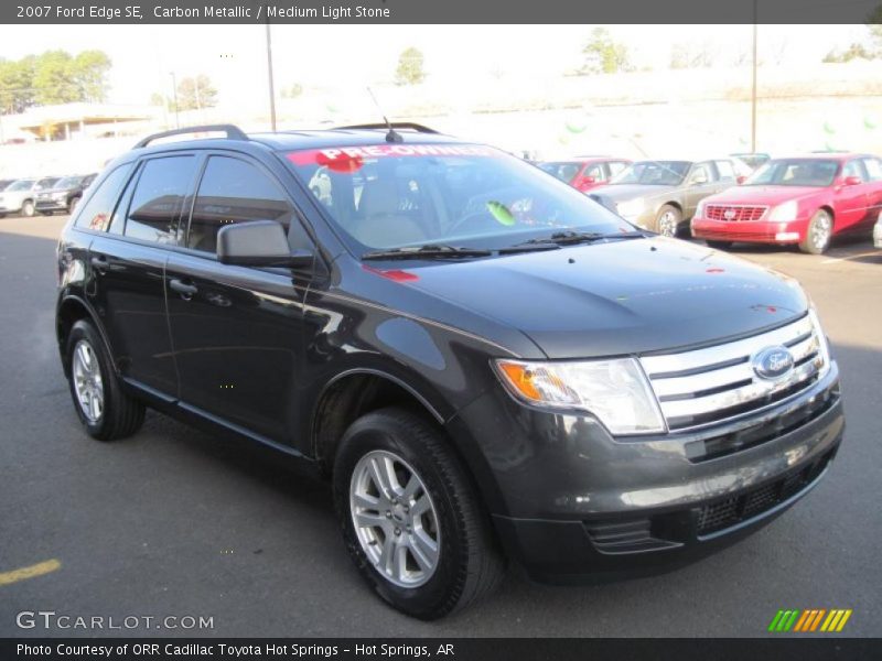 Carbon Metallic / Medium Light Stone 2007 Ford Edge SE