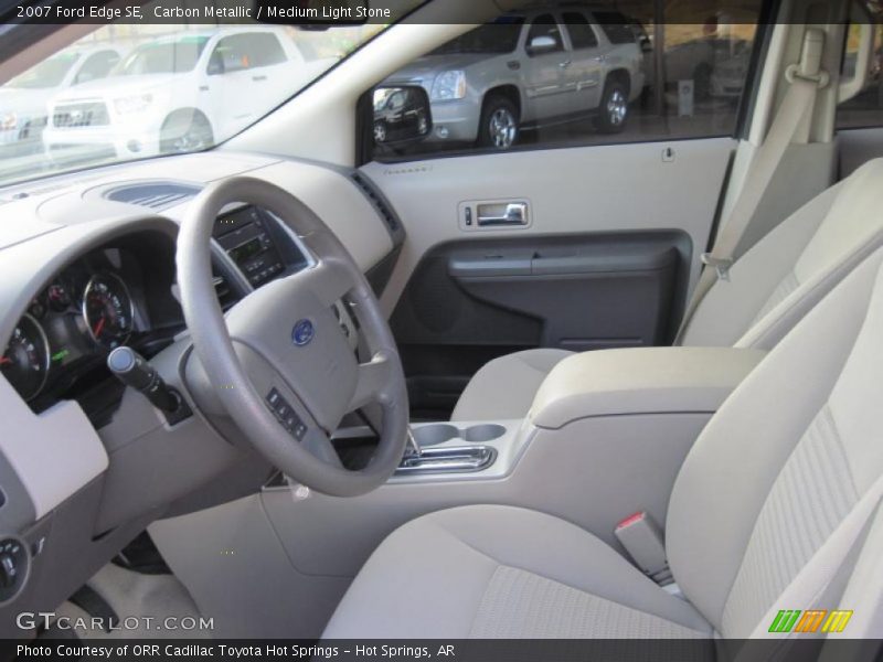 Carbon Metallic / Medium Light Stone 2007 Ford Edge SE
